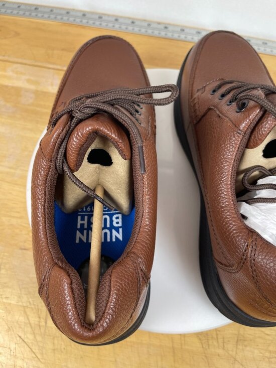 Nunn Bush Cam Men 10M Cognac Leather Oxford Comfort Gel Lace Up NIB main image 6